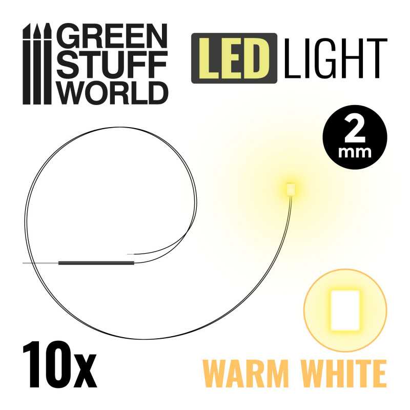 2mm Leds Warm White
