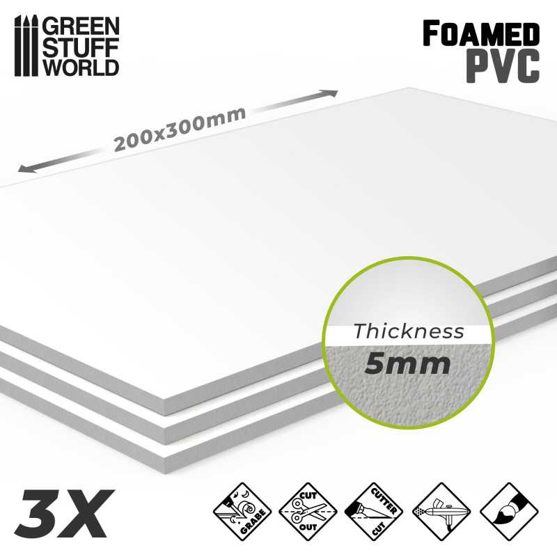 Foamed PVC 1/5mm