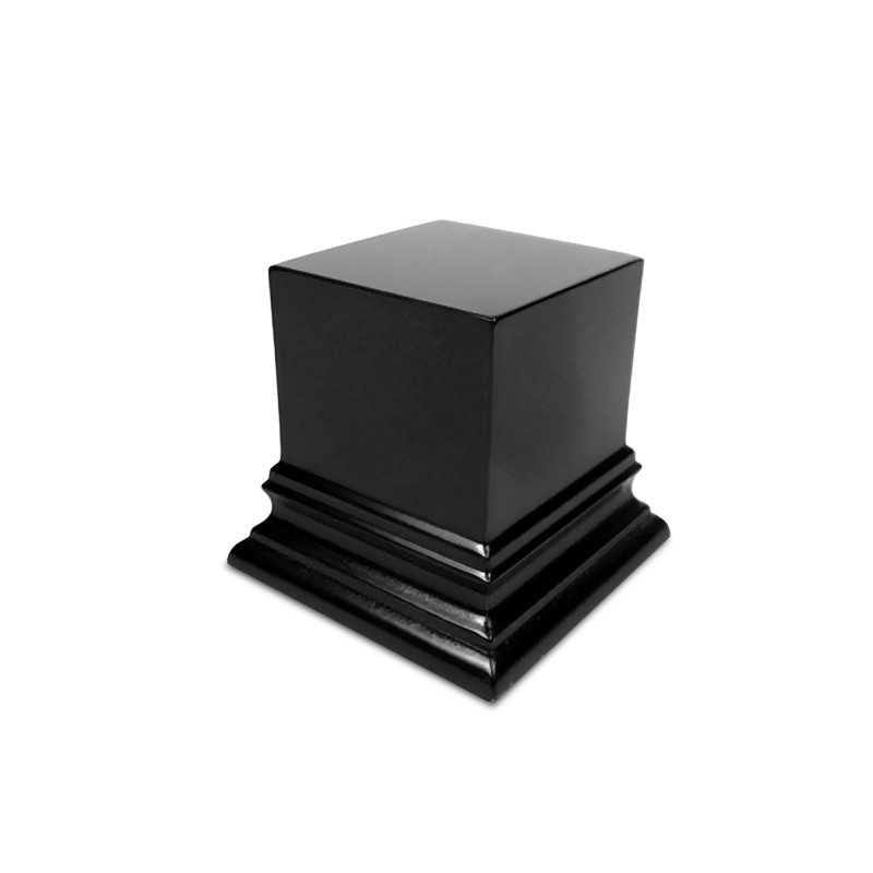 Block Plinth 6x6cm Black