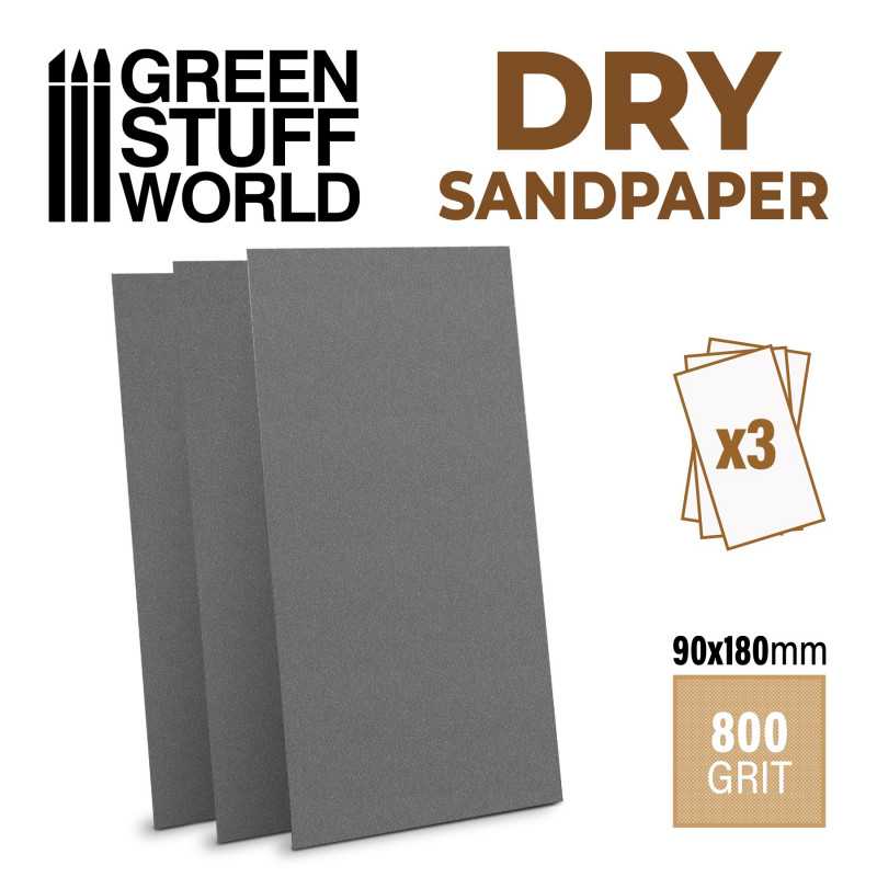 Dry Sandpaper 120/320/400/800 Grit