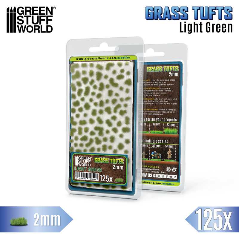 Grass Tufts Light Green 2mm
