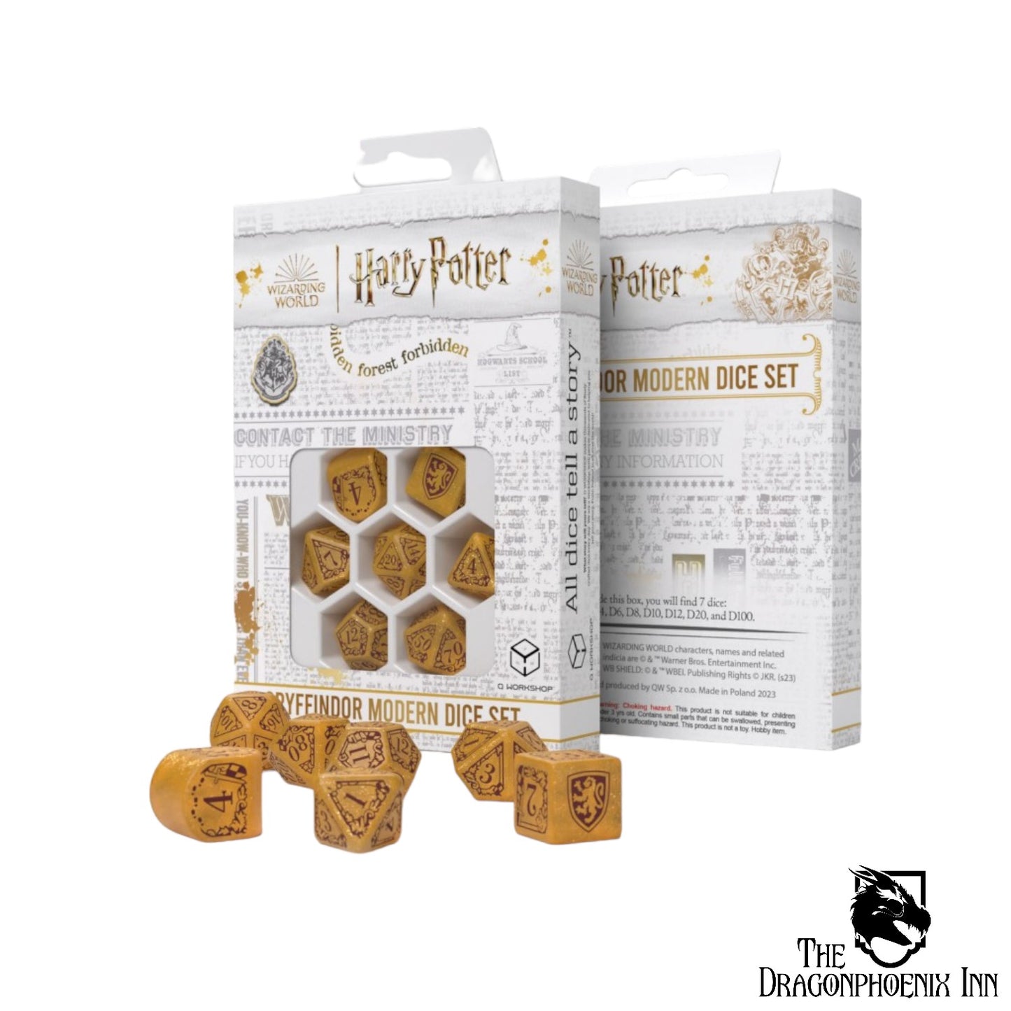 Gryffindor Modern Dice Set