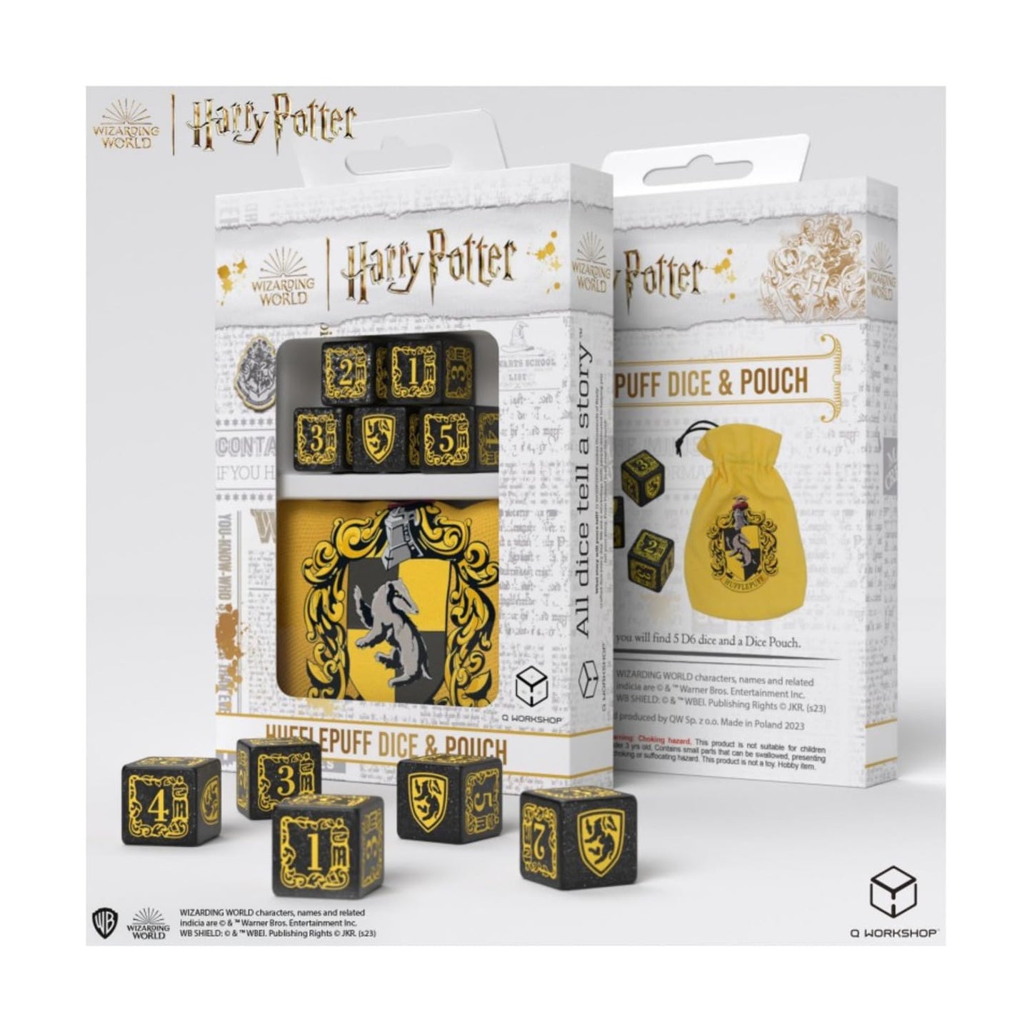 Hufflepuff Dice & Pouch