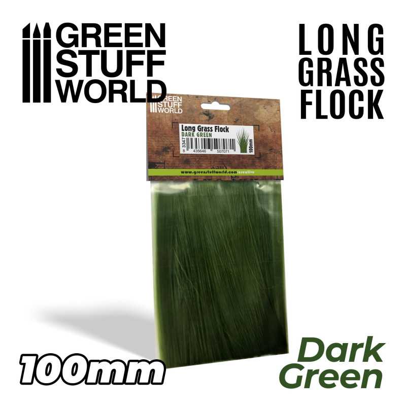 Long Grass Flock Dark Green