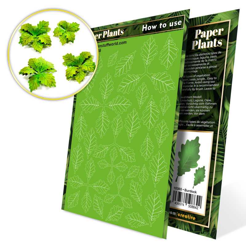 Paper Plants Burdock