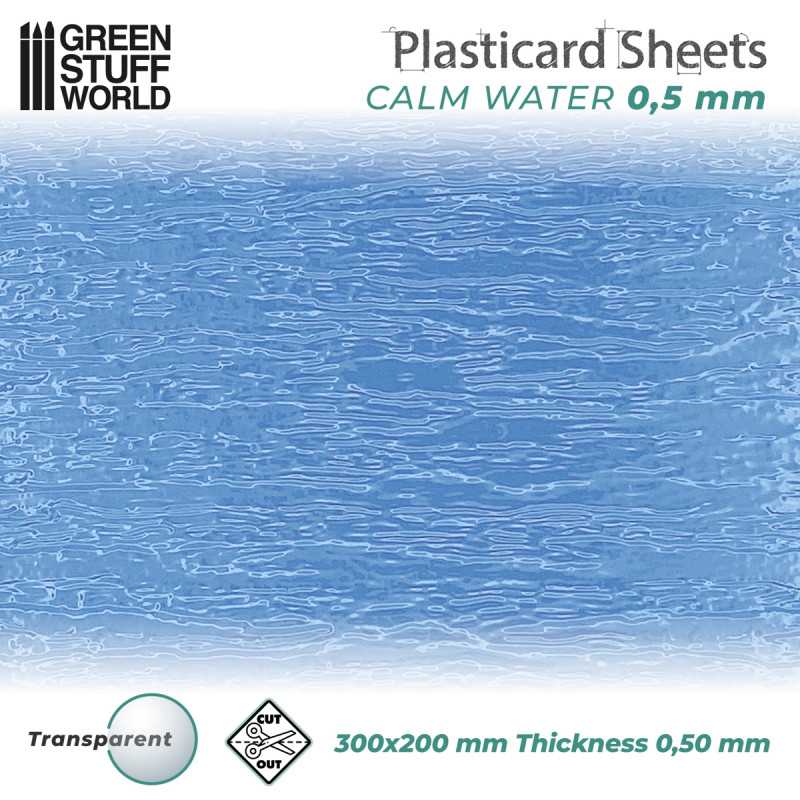 Plasticard Sheets calm water