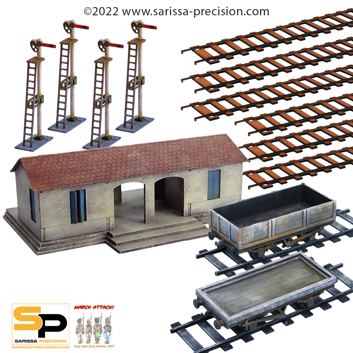 El Alamein Railway Station Scenery Set