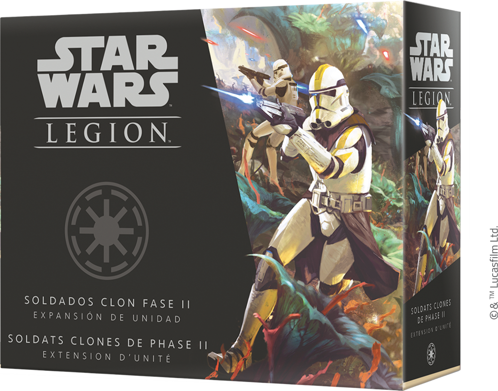 Soldats clones de phase II extension d’unité Star Wars Legion