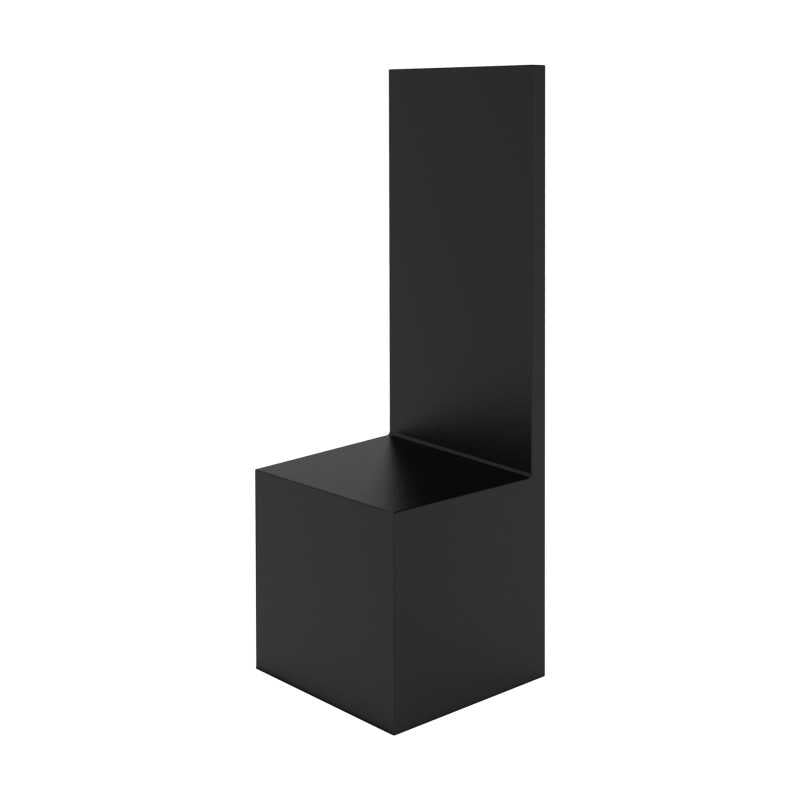 Straight Backdrop Plinths 5x5x5+10cm Black