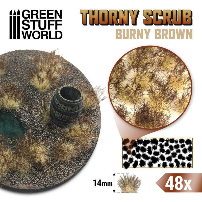 Thorny Scrub 14mm Burny Brown x48