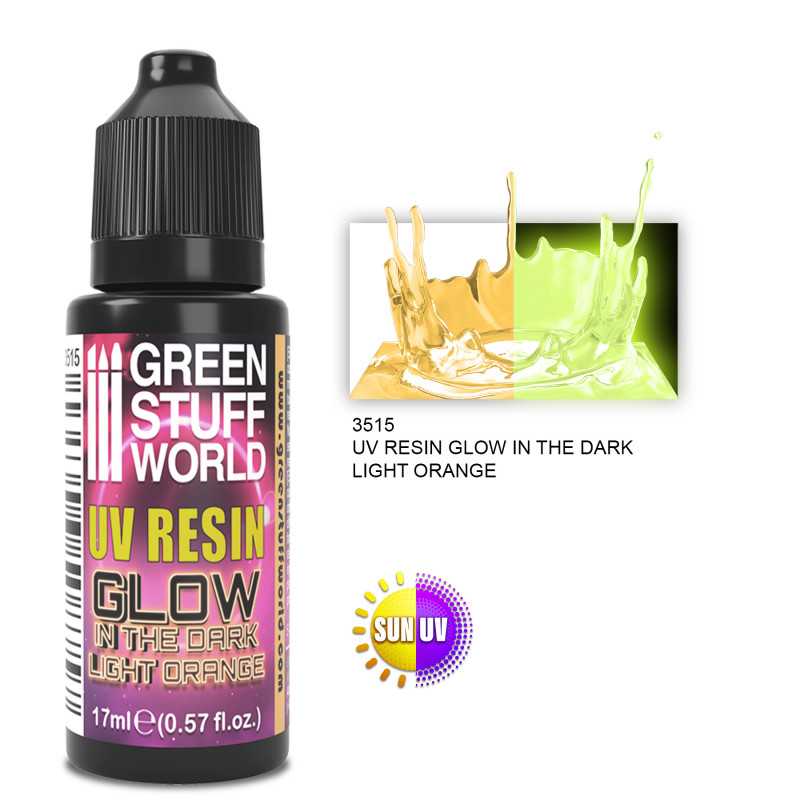UV Resin Glow Light Orange