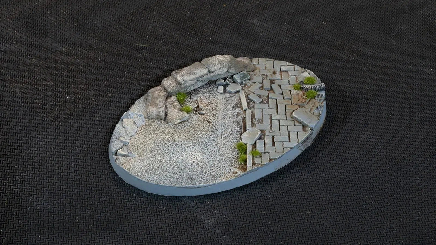 Urban Warfare Bases Oval 105mm x1