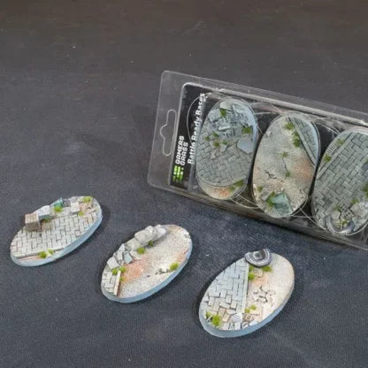 Urban Warfare Bases Oval 75mm x3