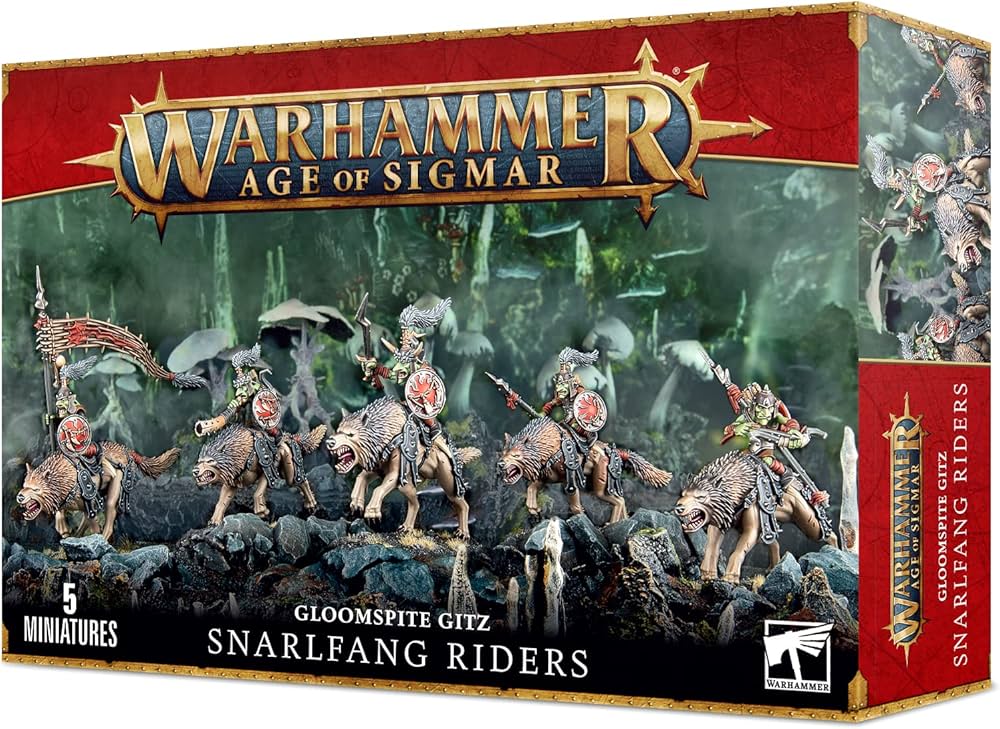Snarlfang Riders Gloomspite Gitz Warhammer Age of Sigmar
