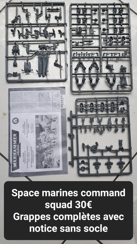 Grappes Space Marines Command Squad