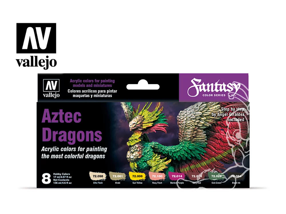 Aztec Dragons Fantasy Color Series