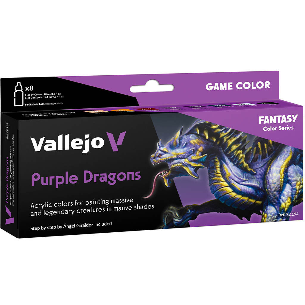 Purple Dragons Fantasy Color Series