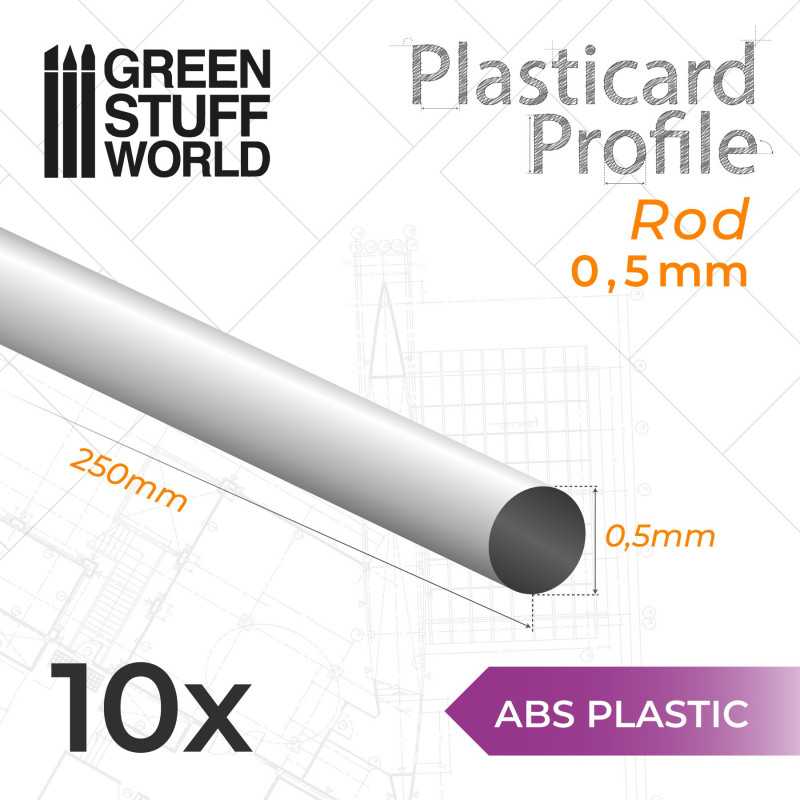 ABS Rod 0,5/2/2,5/4mm