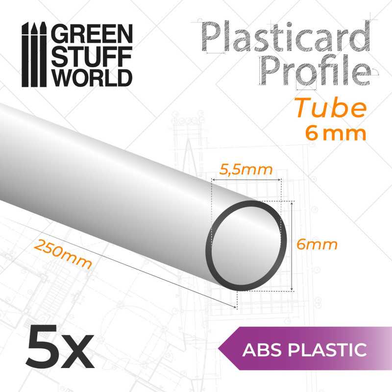 ABS Tube 2/4/5/6/8/15mm