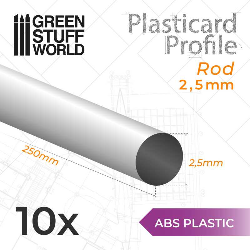ABS Rod 0,5/2/2,5/4mm