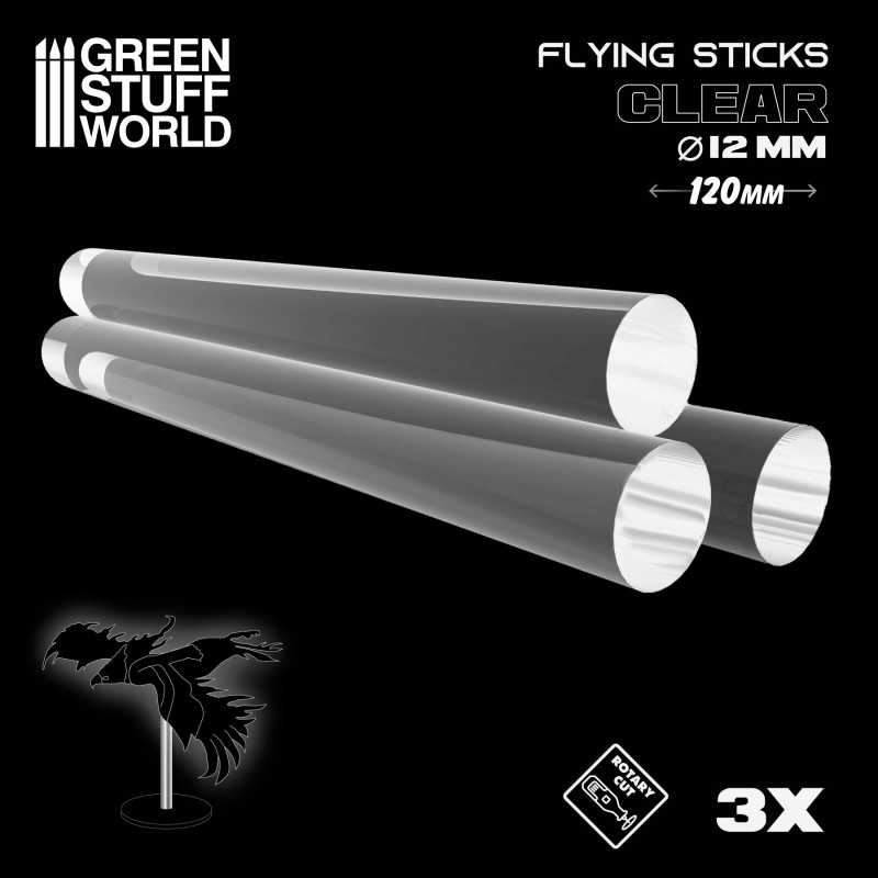 Acrylic clear Rods 1.6/2,4/3/5/12mm