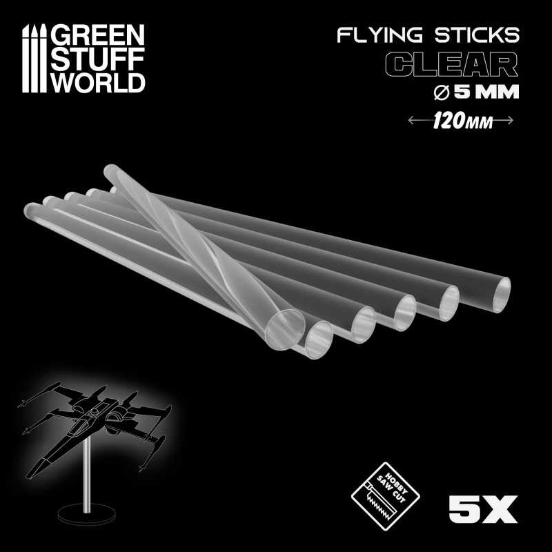 Acrylic clear Rods 1.6/2,4/3/5/12mm