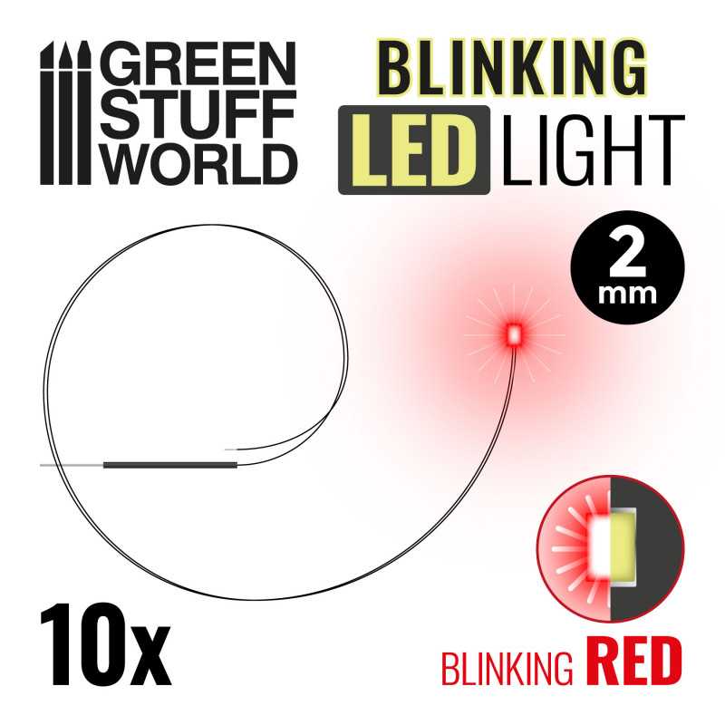 Blinking Leds Red 2mm