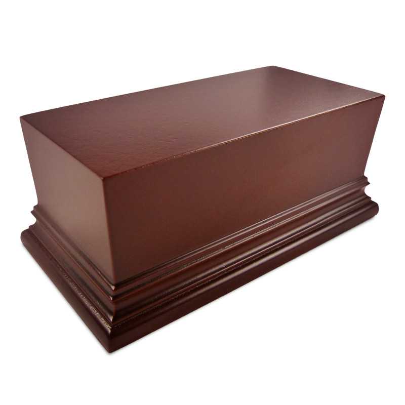Block Plinth 12x6cm Hazelnut Rectangular