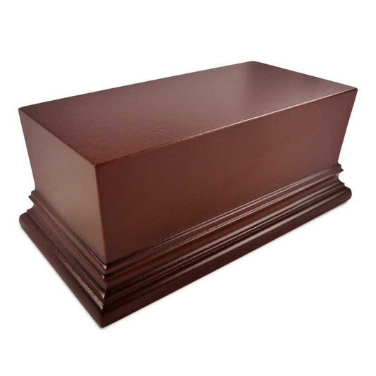 Block Plinth 12x6cm Hazelnut Rectangular