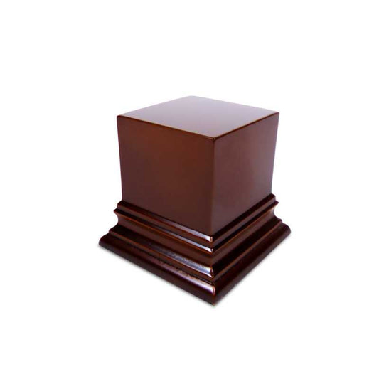 Block Plinth 6x6cm Hazelnut