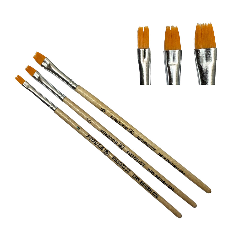 Pack Dry Brush x3