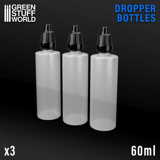 Dropper bottles 60ml x3