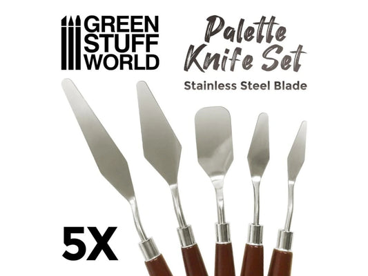 Palette knife set stainless steel blade