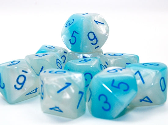 Gemini Pearl Turquoise White Blue