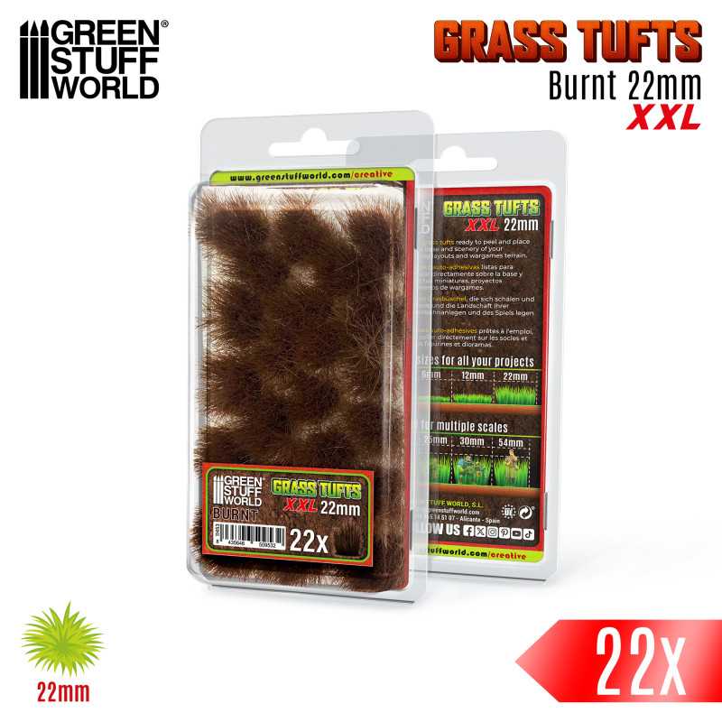 Grass Tufts Burnt XXL 22mm x22