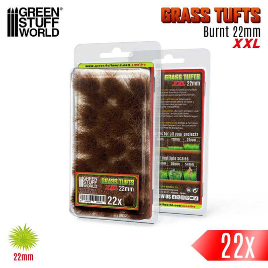 Grass Tufts Burnt XXL 22mm x22