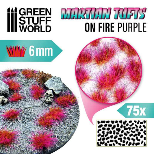 Martian Tufts On Fire Purple x75