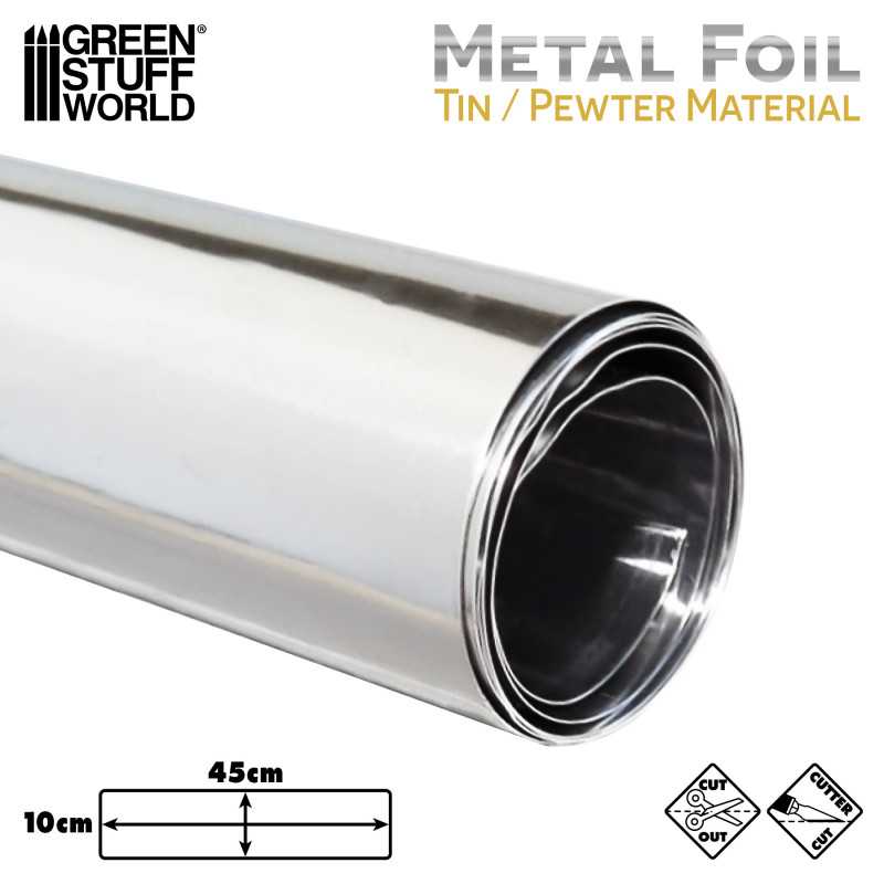Metal Foil Tin Pewter Material