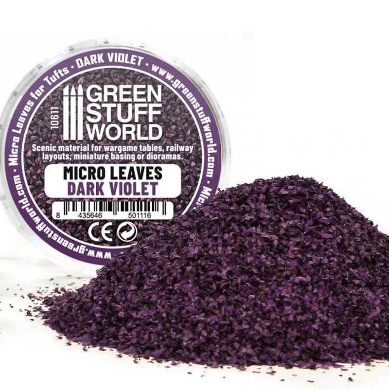 Micro Leaves Dark Violet