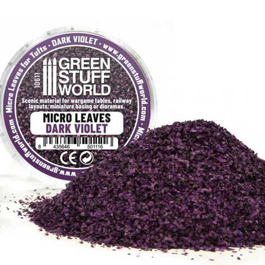 Micro Leaves Dark Violet