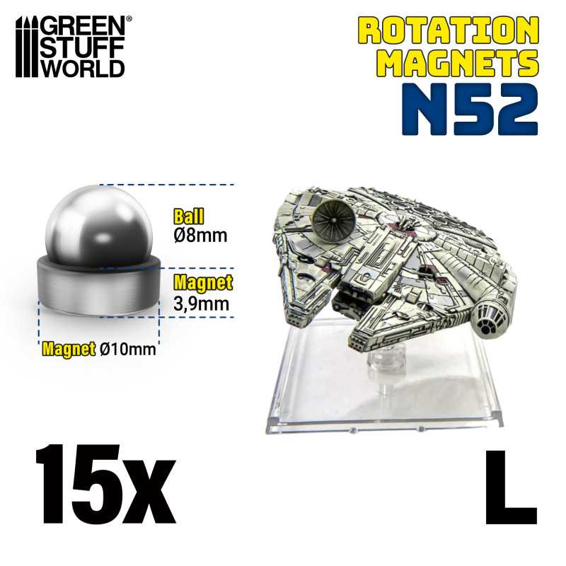 N52 Rotation Magnets S/L/XL