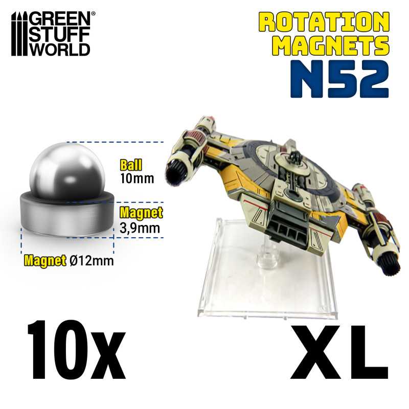 N52 Rotation Magnets S/L/XL