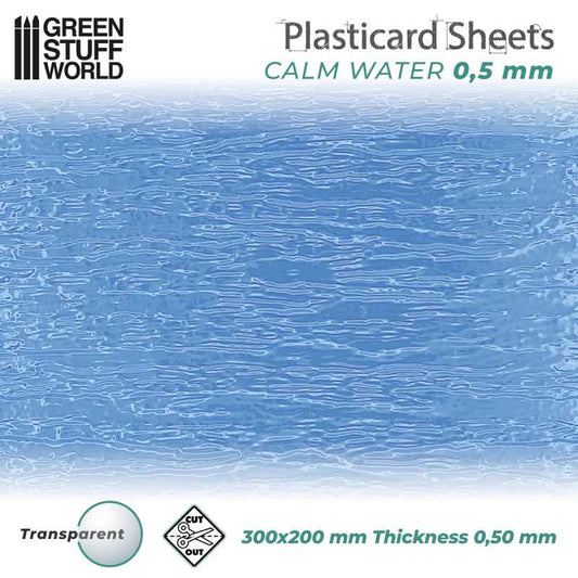 Plasticard Sheets calm water