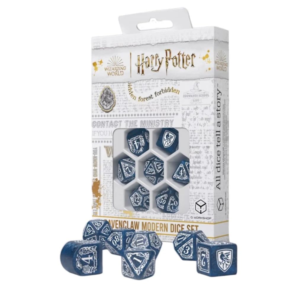 Ravenclaw Modern dice Set