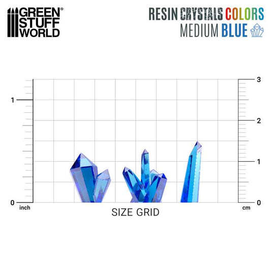 Resin Crystals Blue Small/Medium