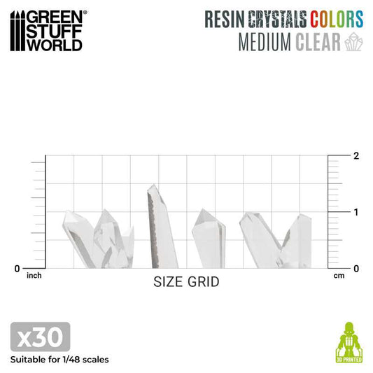 Resin Crystals Clear Small/Medium