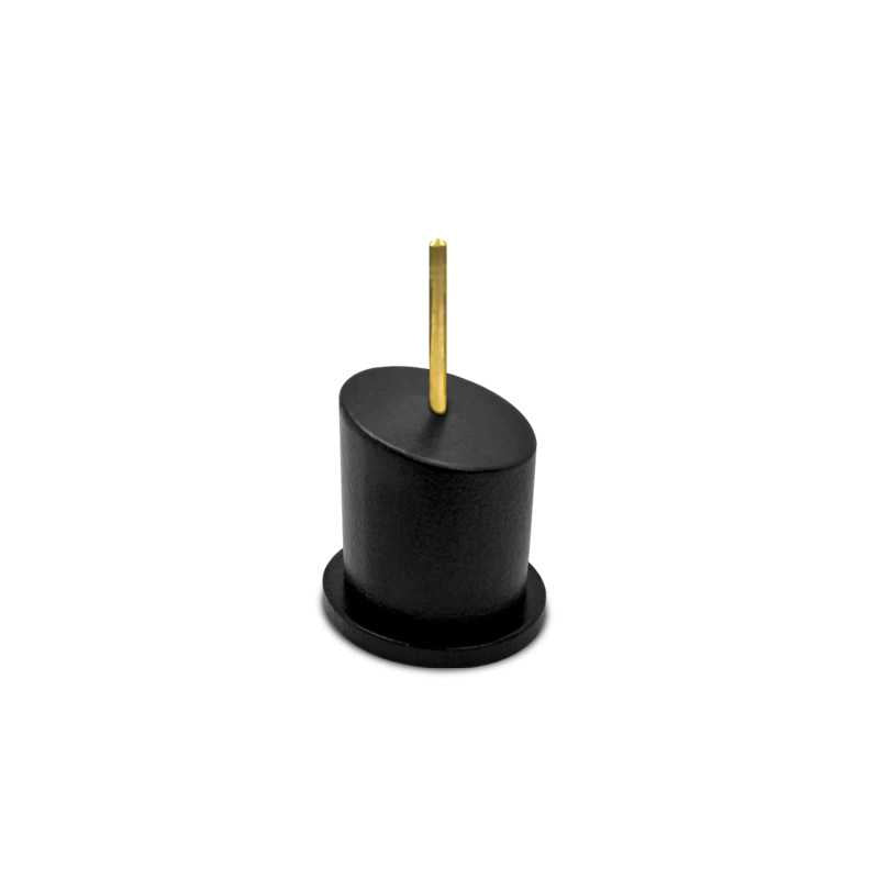 Round Bust Plinth Mini Black 30mm