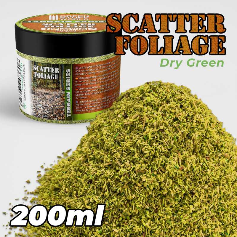 Scatter Foliage Dry Green