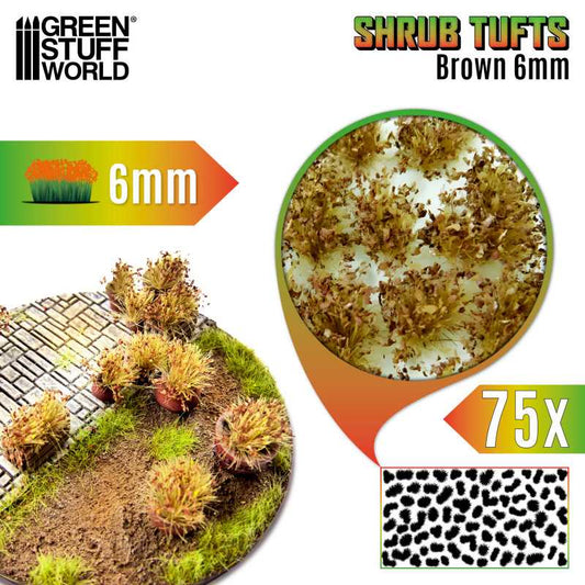 Shrub Tufts Brown Shrub 6mm