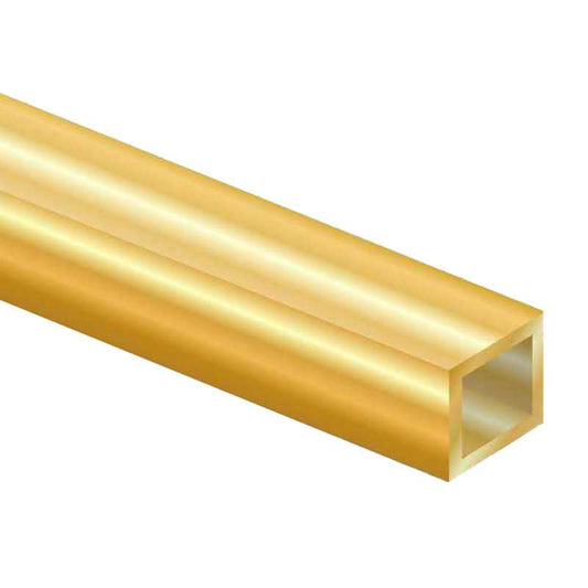 Square Brass Tube 1,5/2/3mm
